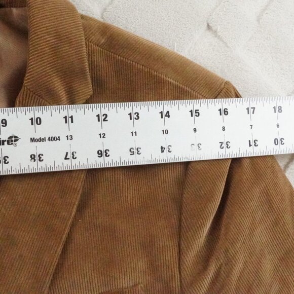 Banana Republic Corduroy Blazer Jacket Mens 38S Brown Single Breasted Formal - Picture 9 of 11